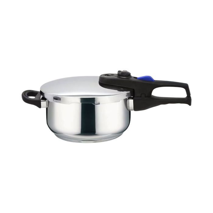 FACKELMANN Pressure Cooker - Elo Praktika - 22 cm - 4 Liters - 18/10 Stainless Steel