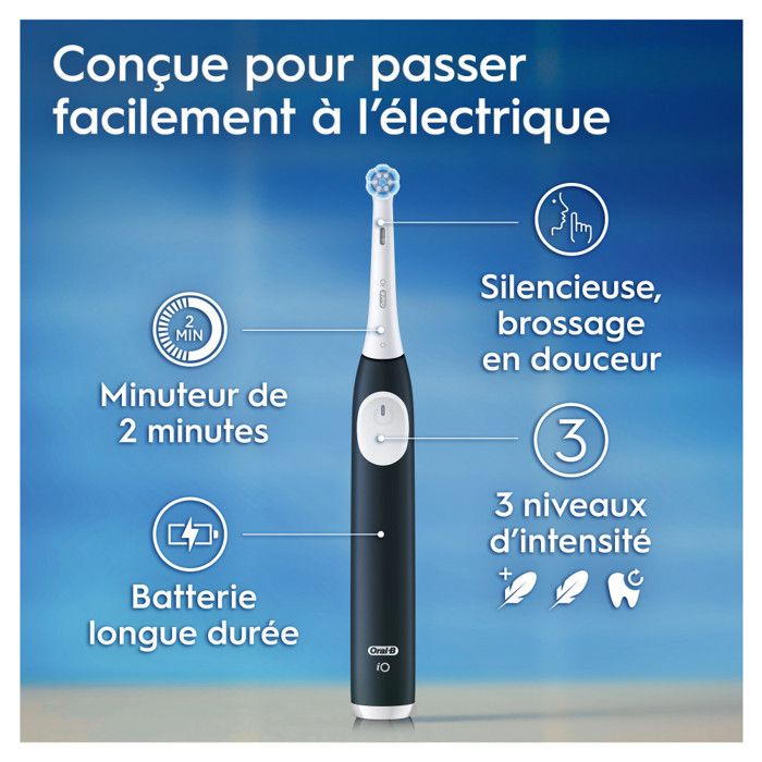 Oral-B Electric Toothbrush - iO2 - Green Drill - 3 Brushing Modes - 2-Minute Timer