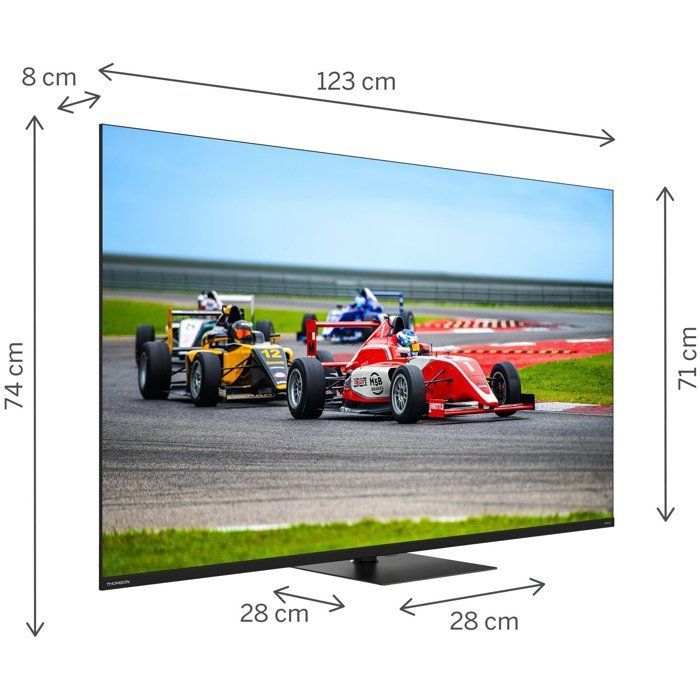 Thomson 55QG7C14 - QLED TV 55" (139 cm) - 4K UHD 3840x2160 - 144 Hz - Google TV - 2xHDMI 2.1 2xHDMI 2.0 -