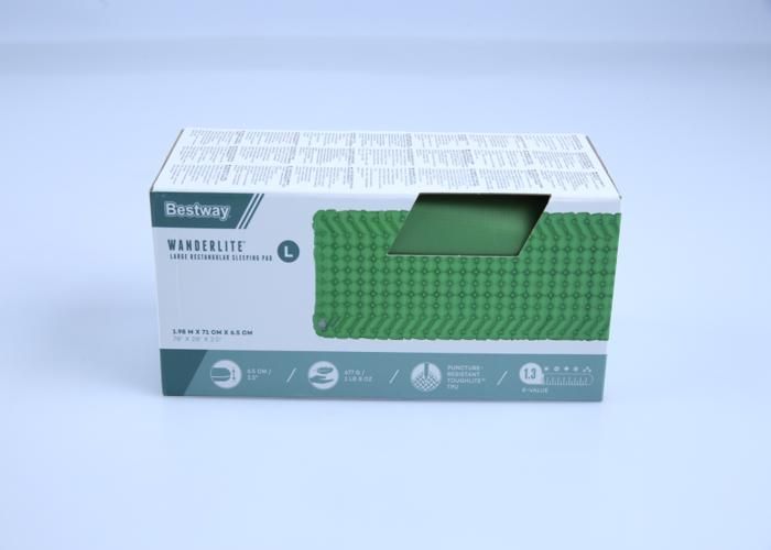 Bestway Rectangular Sleeping Bag 1.98 m x 71 cm x 6.5 cm - Green - 69616