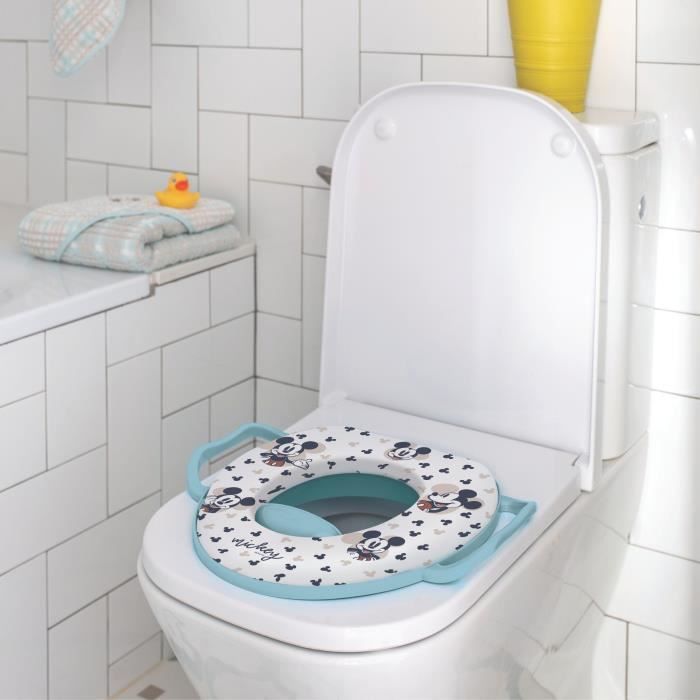 THERMOBABY Toilet Seat Reducer with Handles - Comfort - Mickey