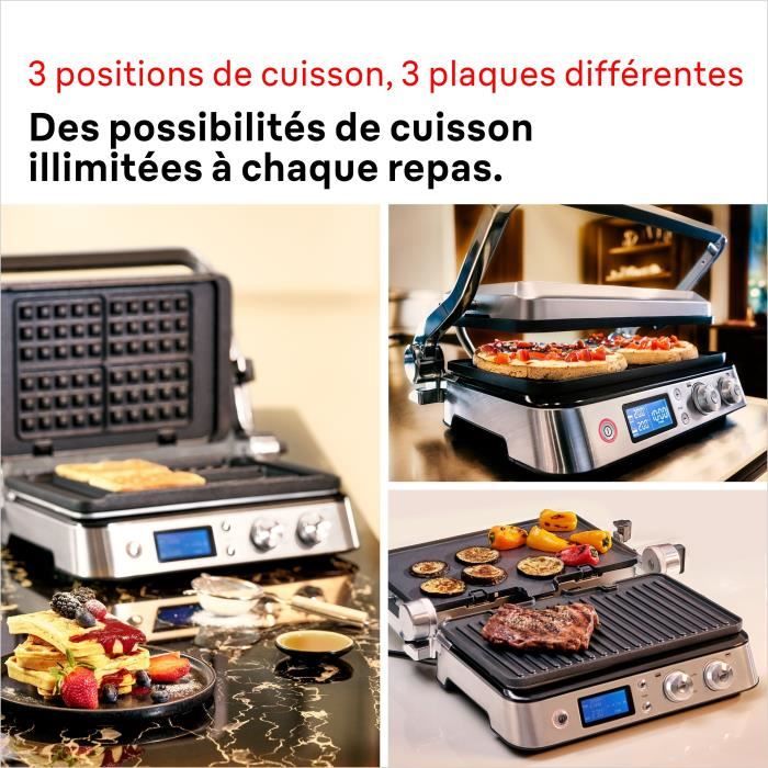 Multifunctional Grill - BRAUN - Multi Pro 9 - 2000 W - 3 Heat Settings - Black/Steel