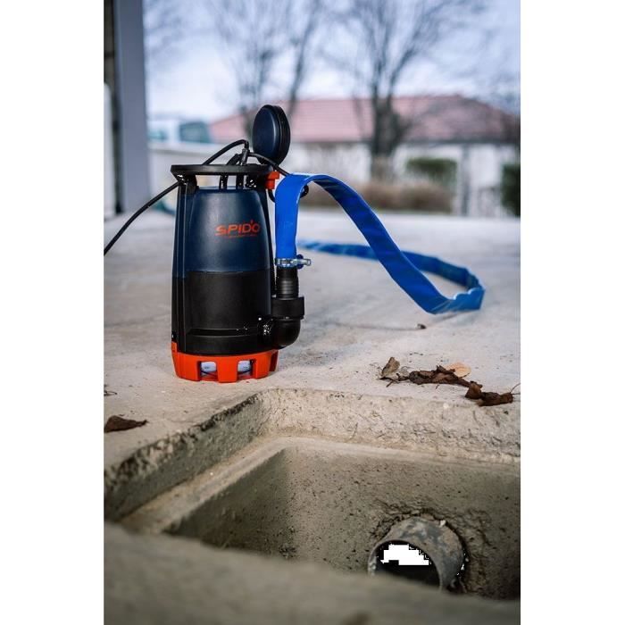 SPIDO 3-in-1 Drainage Pump - Classic VCDC-500-P2 - 500W - 12.5 m³/h