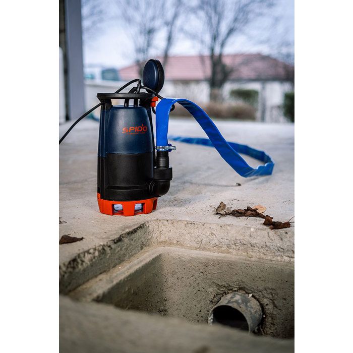 SPIDO 3-in-1 Drainage Pump - Classic VCDC-500-P2 - 500W - 12.5 m³/h