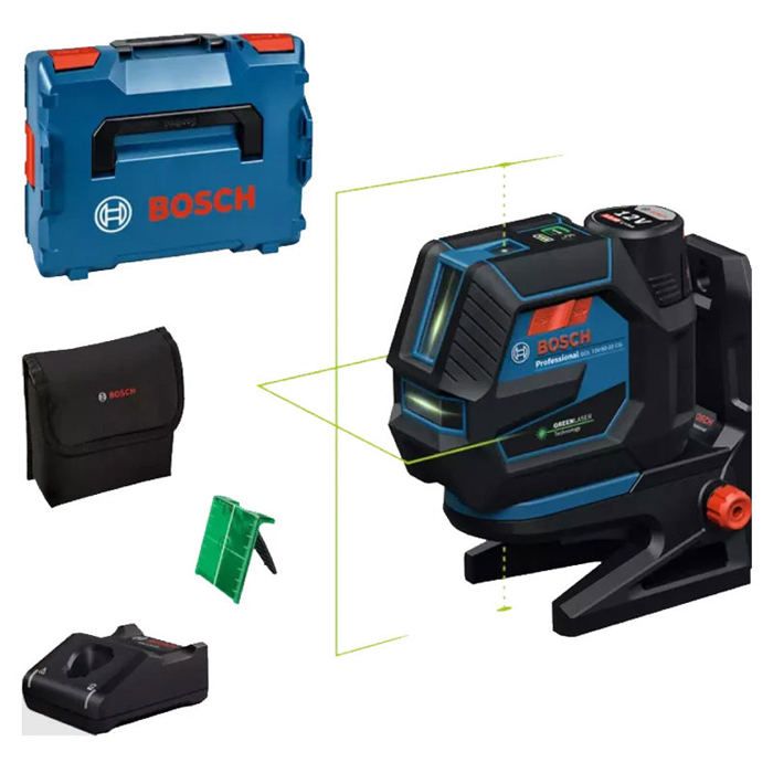 Laser combiné - BOSCH - GCL 12V-50-22 CG - Précision ±3 mm a 10 m - Portée 25 m - Alimentation sans fil