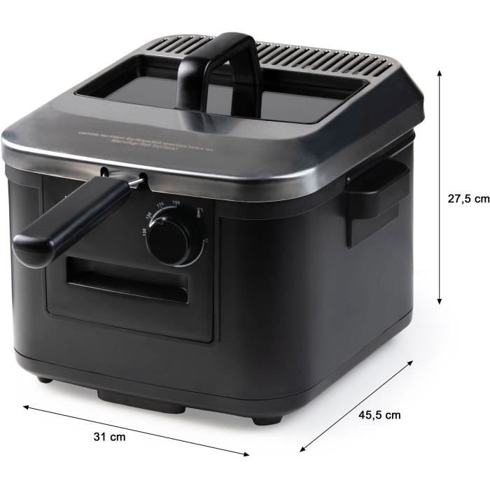 DOMO Deep Fryer DO545FR - 4 L Capacity - 2000W - Adjustable Temperature 130-190°C