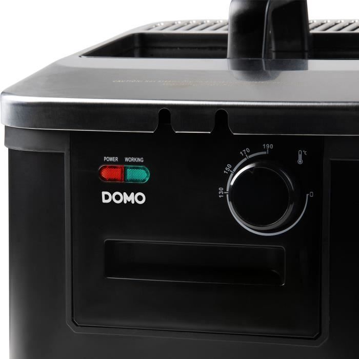DOMO Deep Fryer DO545FR - 4 L Capacity - 2000W - Adjustable Temperature 130-190°C