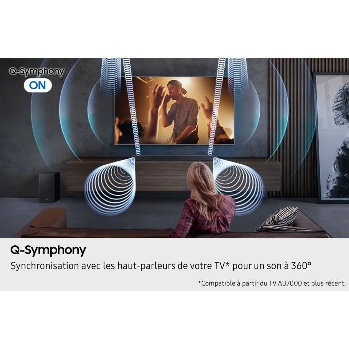 SAMSUNG Sound Bar - HW-Q610F/XE - 3.1ch - Wireless Box 6.5'' - Acoustic Beam