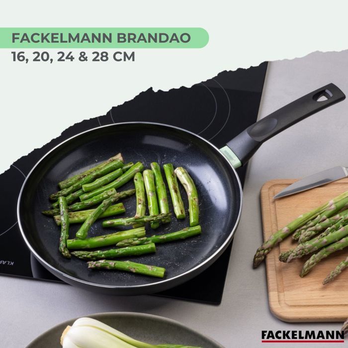 FACKELMANN Set of 4 Pans - Brandao - Non-stick Ceramic - Ø16, Ø20, Ø24, Ø28 cm