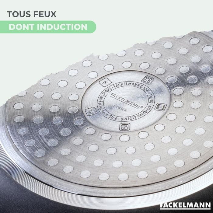 FACKELMANN Set of 4 Pans - Brandao - Non-stick Ceramic - Ø16, Ø20, Ø24, Ø28 cm