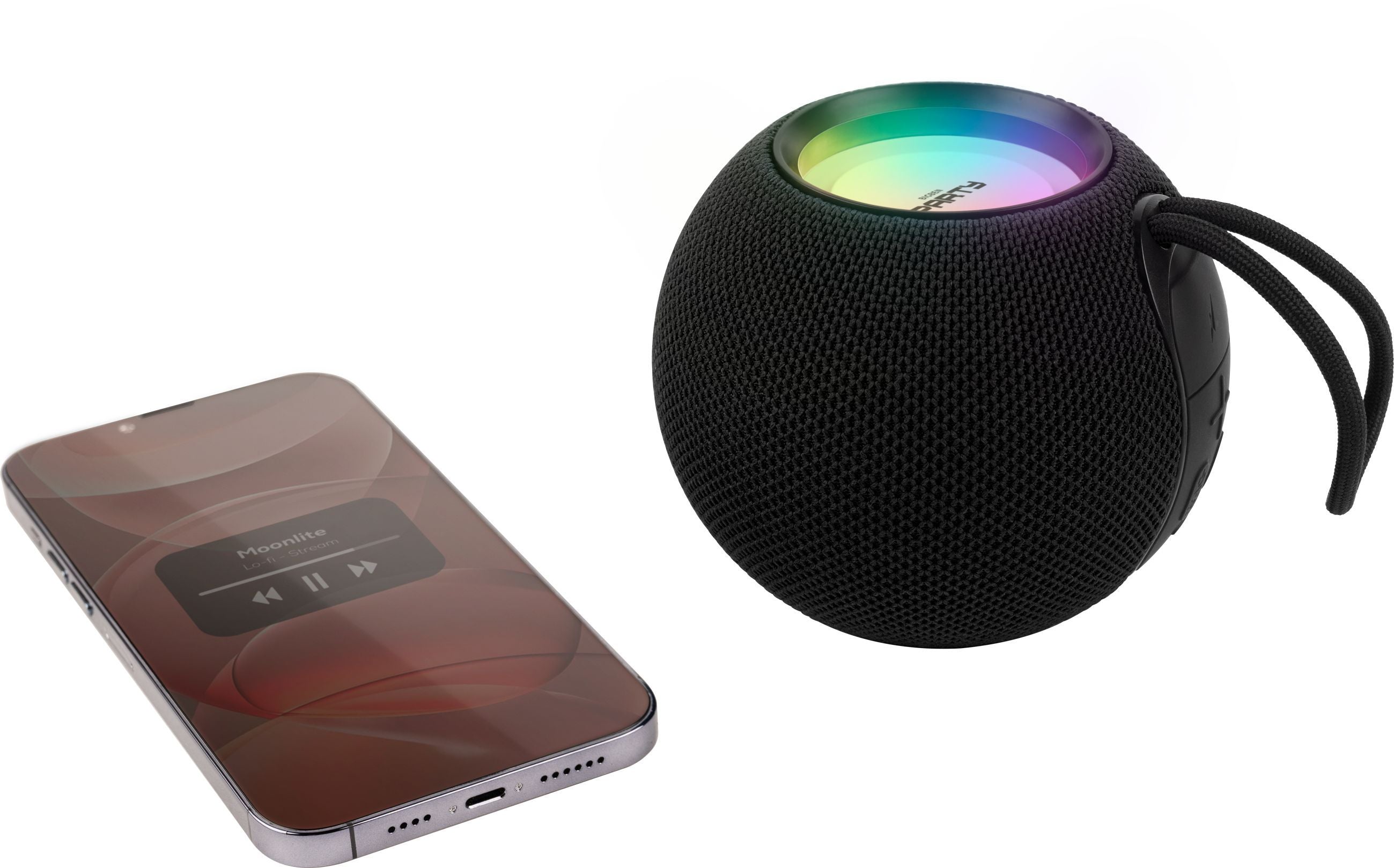 Enceinte bluetooth lumineuse - BIGBEN PARTY - Noir