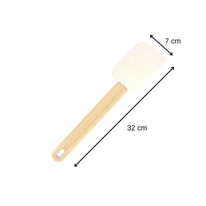 Ensemble de 2 Maryses de pâtisserie et de cuisine - FACKELMANN - Manche en résine - 32 cm