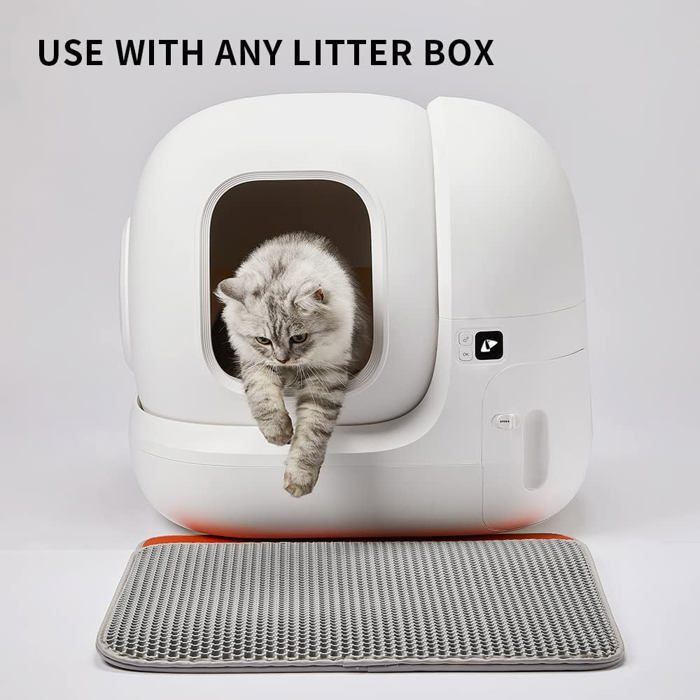 PETKIT Outdoor Mat - For PURAMAX & Pura X Litter Box - Gray/ Orange