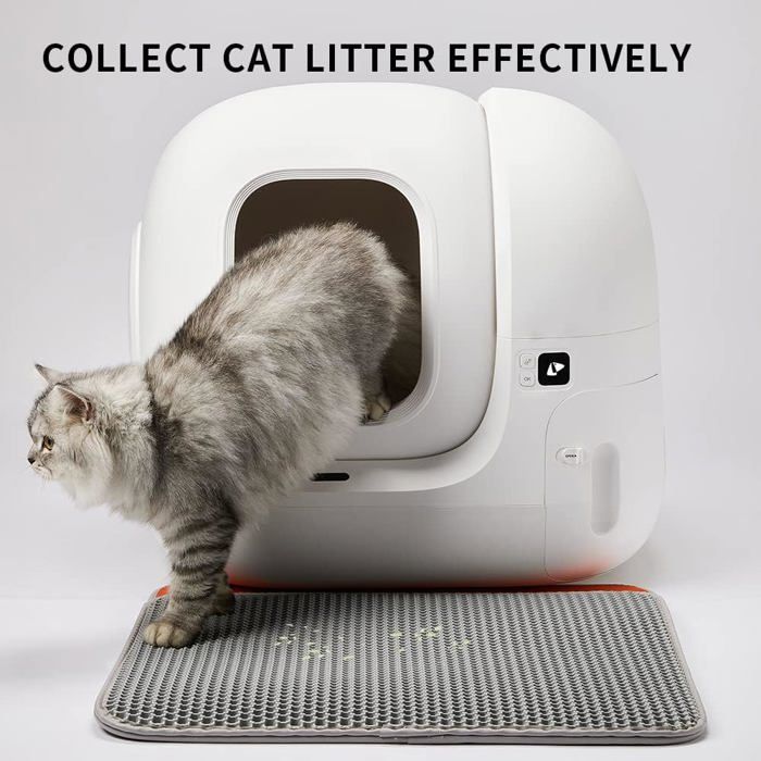 PETKIT Outdoor Mat - For PURAMAX & Pura X Litter Box - Gray/ Orange