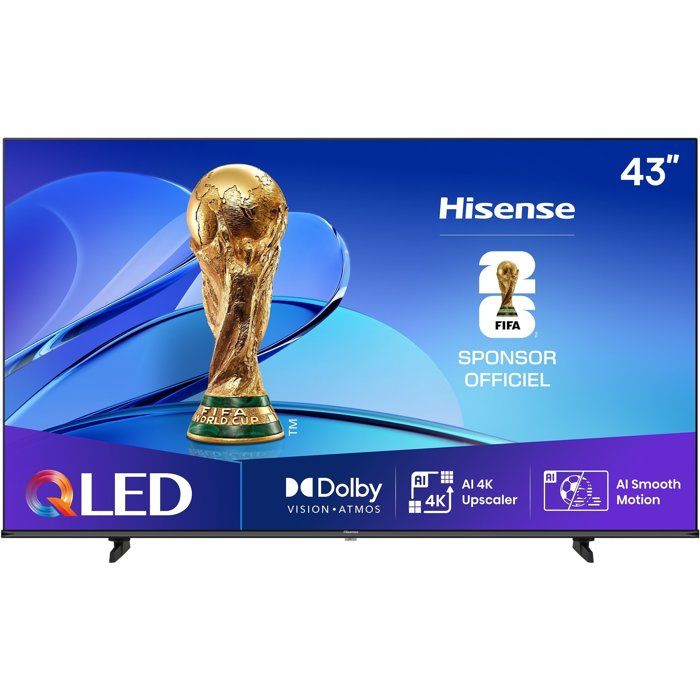 Hisense 43E7Q - QLED TV 43" (108 cm) - 4K UHD 3840x2160 - Smart TV - 3xHDMI 2.1 - WiFi