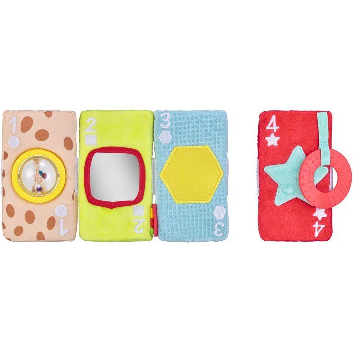 Sophie the Giraffe - Sensory Cards - Velcro - Various Materials