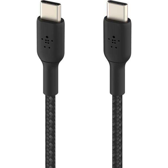BELKIN Braided Cable - USB-C to USB-C - 2 m - White