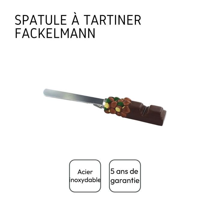 FACKELMANN Set of 2 Spatulas for Spreadable Chocolate - 19 cm