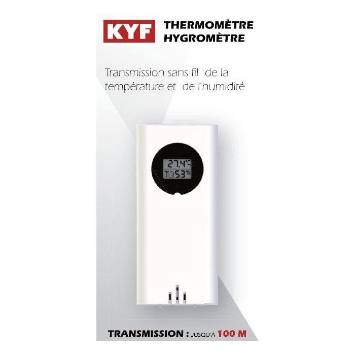 KYF Thermometer/Hygrometer - Indoor/Outdoor - Humidity Monitor