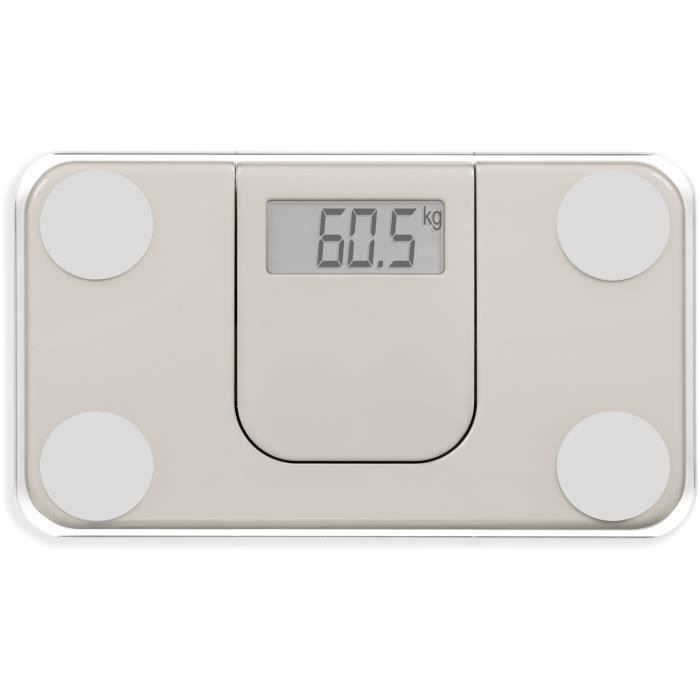 LIVOO Mini Electronic Bathroom Scale - DOM532C - 180 kg Capacity - LCD