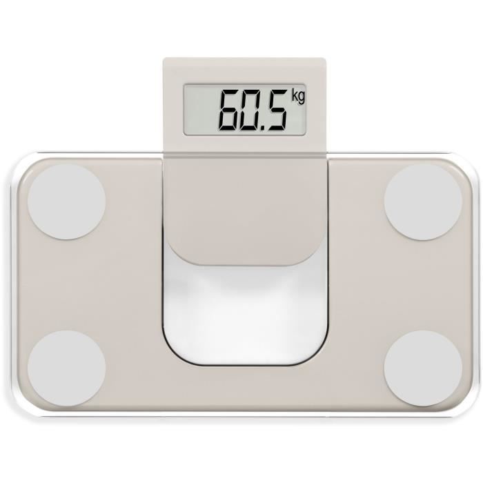 LIVOO Mini Electronic Bathroom Scale - DOM532C - 180 kg Capacity - LCD