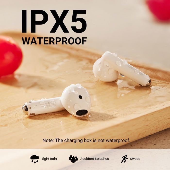 UGREEN Wireless Earbuds - Model H5 - Semi-In-Ear Bluetooth - White