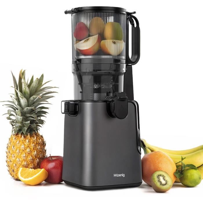 H.Koenig GSX26 - Wide Opening Juicer - 250 W - 1.8 L - Black