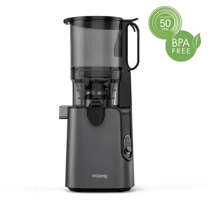 H.Koenig GSX26 - Wide Opening Juicer - 250 W - 1.8 L - Black