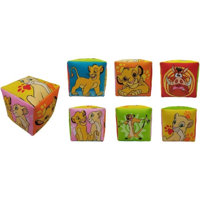 Disney Premium Cube Cushion The Lion King, Microfiber, 25 x 25 x 25 cm