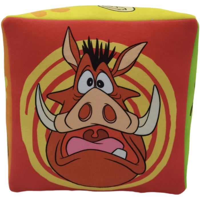 Disney Premium Cube Cushion The Lion King, Microfiber, 25 x 25 x 25 cm