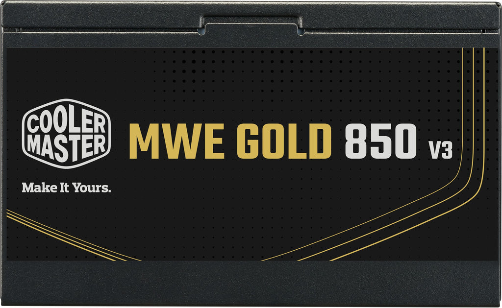COOLER MASTER - Power Supply - MWE Gold 850 V3 Non-Modular - ATX 3.1 - 80+ GOLD - 850 W MPE-8506-ACAG-BEU