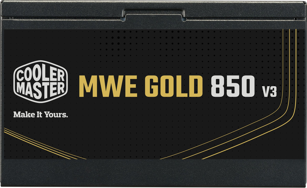 COOLER MASTER - Power Supply - MWE Gold 850 V3 Non-Modular - ATX 3.1 - 80+ GOLD - 850 W MPE-8506-ACAG-BEU