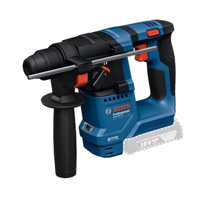 BOSCH GBH 18V-18 Professional SDS Plus Rotary Hammer Drill - KickBack Control - L-Boxx 136