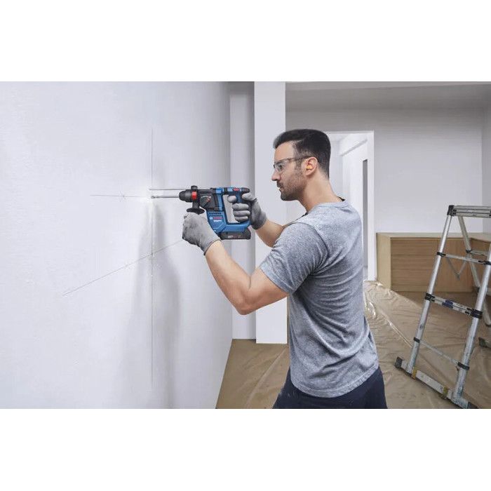 BOSCH GBH 18V-18 Professional SDS Plus Rotary Hammer Drill - KickBack Control - L-Boxx 136