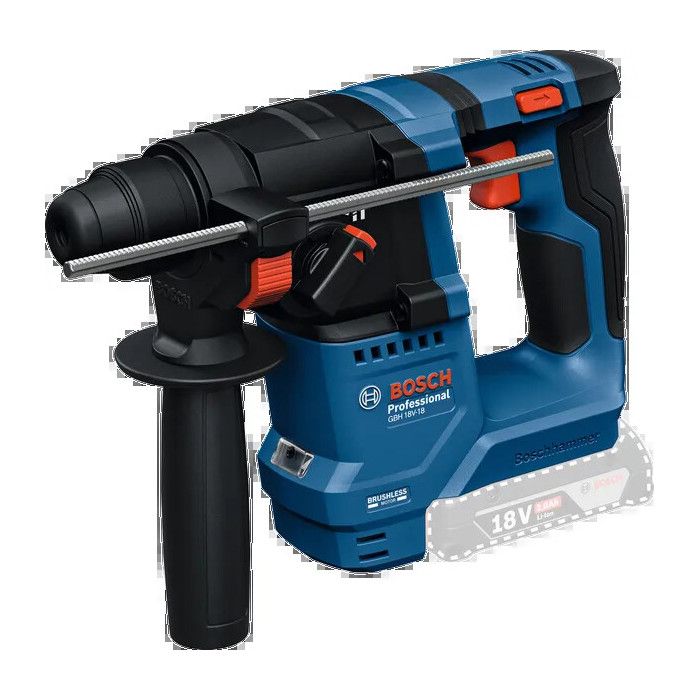 BOSCH GBH 18V-18 Professional SDS Plus Rotary Hammer Drill - KickBack Control - L-Boxx 136
