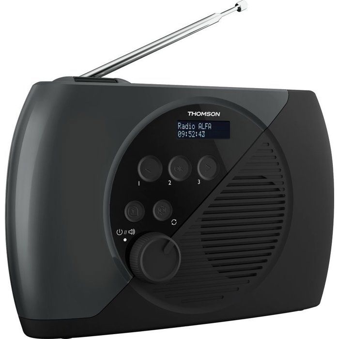 FM Radio - THOMSON - DAB - Grey and Black