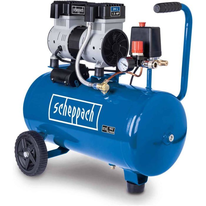 Scheppach HC26Si Silent Compressor - 1100W - 8 Bar