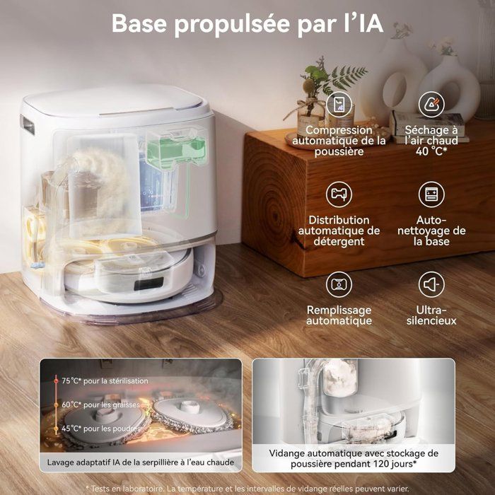 NARWAL Freo Z10 - Robot Vacuum and Mop - 15000 Pa - Autonomous Base