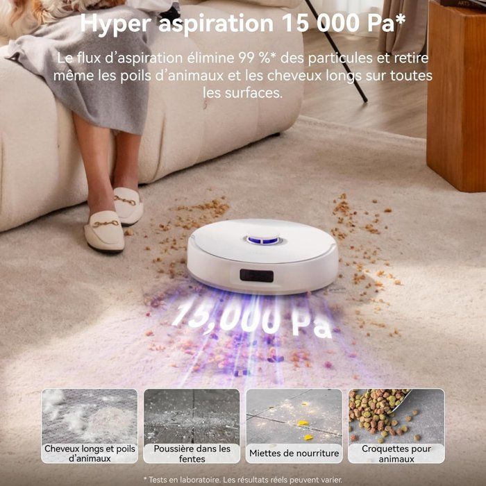 NARWAL Freo Z10 - Robot Vacuum and Mop - 15000 Pa - Autonomous Base