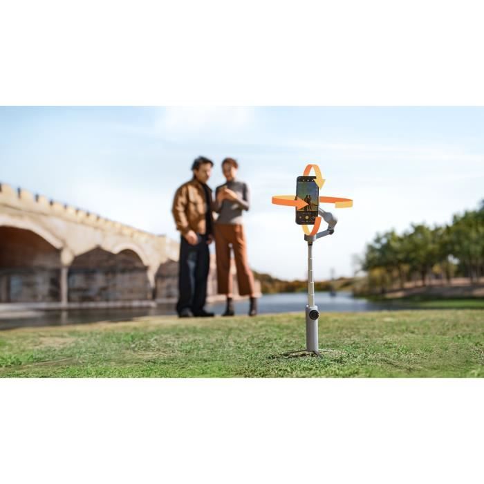 INSTA360 Flow 2 Smartphone Stabilizer - 360° Tracking - 10-Hour Battery - Gray