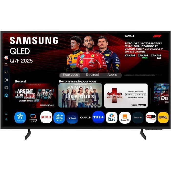 Samsung TQ43Q7FA - QLED TV 43 inch - 4K UHD 3840x2160 - HDR10 - Smart TV - Gaming Hub - 3xHDMI - WiFi