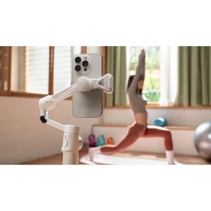 INSTA360 Flow 2 Smartphone Stabilizer - 360° Tracking - 3-Axis Stabilization - White