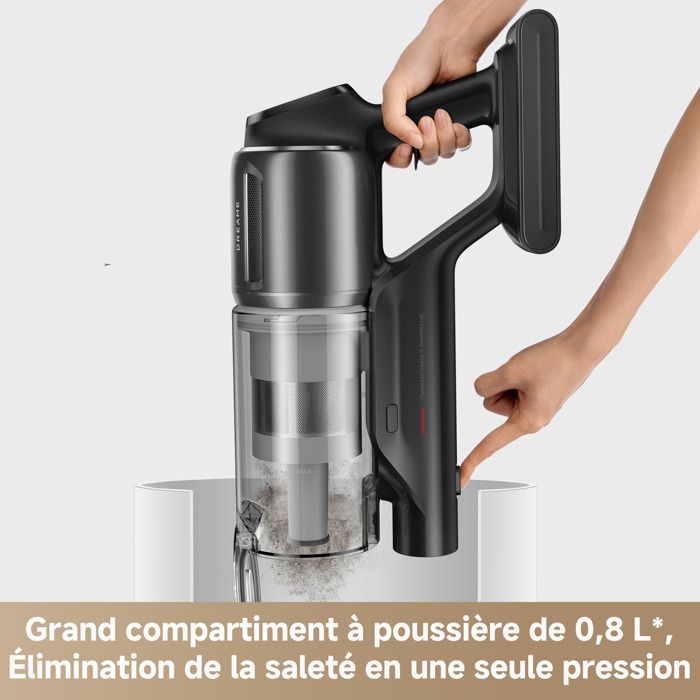 DREAME Z10 Cordless Stick Vacuum Cleaner - 210AW - 99.99% HEPA H14 Filtration - Dust Detection
