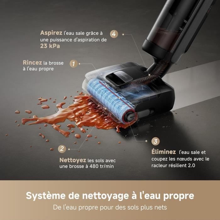 DREAME Cordless Stick Vacuum Cleaner - H15 Mix - 7-in-1,23 kPa Suction
