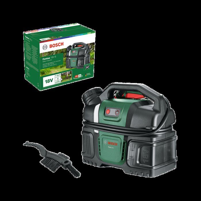 BOSCH Fontus 18V-6 Cordless Pressure Washer - 18V - 20 bar - 2.2 l/min - 6 L tank