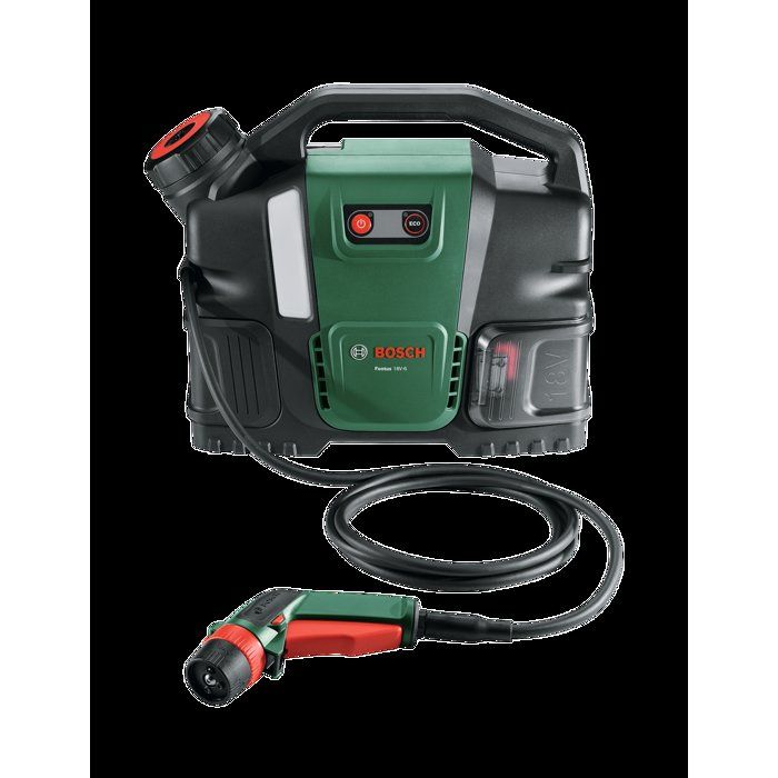 BOSCH Fontus 18V-6 Cordless Pressure Washer - 18V - 20 bar - 2.2 l/min - 6 L tank