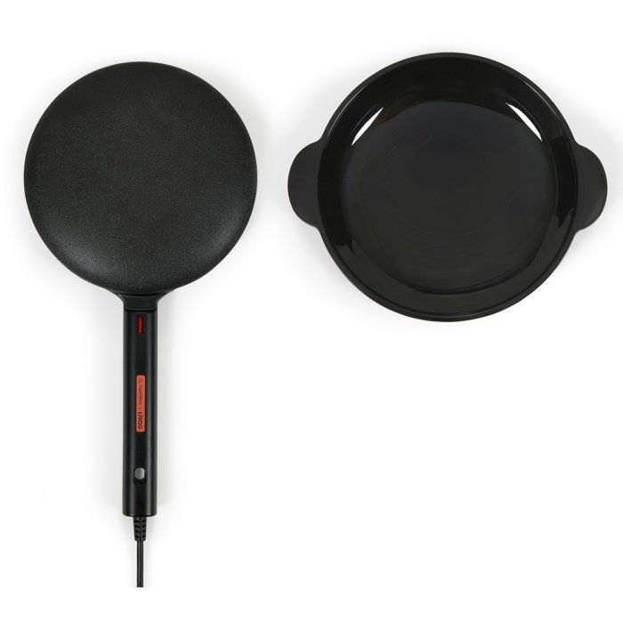 Livoo x Marmiton Electric Crepe Maker - LIVOO - DOP258CO - 600 W - Ø 20 cm - Heat-resistant handle - Black