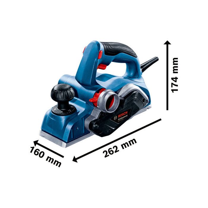 BOSCH PROFESSIONAL Corded Electric Planer - GHO 20-82 - 700 W - 82 mm Width