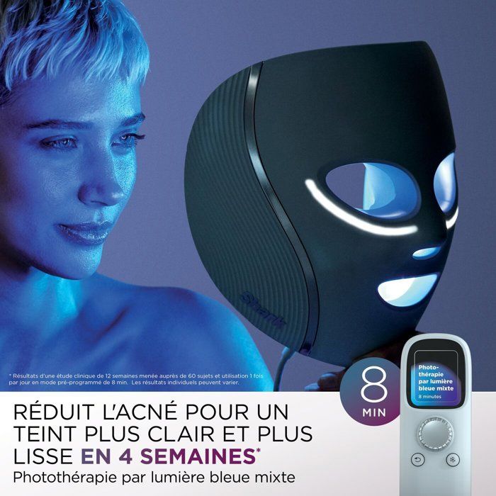 SHARK CryoGlow LED Mask with Lilac Eye Contour Refresher
