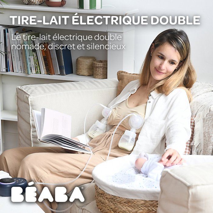 BEABA Double Electric Breast Pump - Midnight Blue